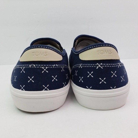 Toms Baja Mens Size 9 Navy Bandana Blue Slip On Casual Loafer Shoes main image 7